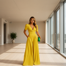 Delilah elegant long jumpsuit for women with a tailored full-length silhouette